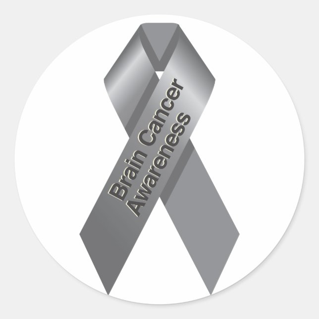 Brain Cancer Awareness Sticker (Front)
