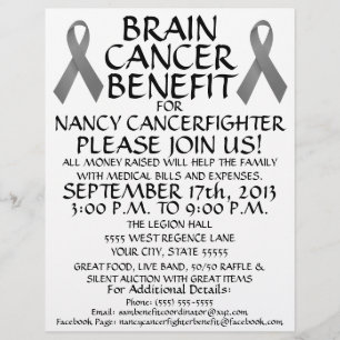 Brain Cancer Benefit Flyer