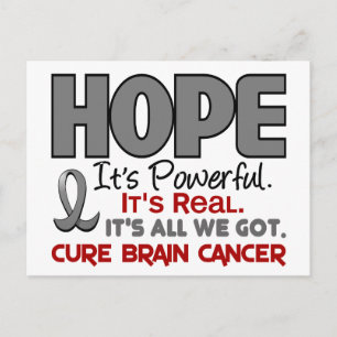 Brain Cancer HOPE 1 Postcard