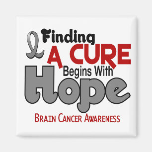Brain Cancer HOPE 5 Magnet