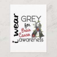 Brain Cancer I Wear Grey For Awareness 43