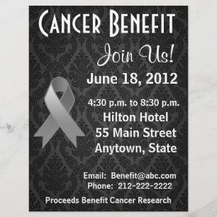 Brain Cancer Personalised Benefit Flyer