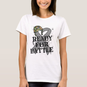 Brain Cancer Ready For Battle T-Shirt