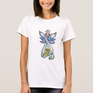 Brain Cancer Ribbon Angel T-Shirt