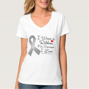 Brain Cancer Ribbon Someone I Love T-Shirt