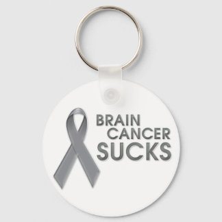 Brain Cancer Sucks Keychain