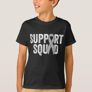 Brain Cancer Support Squad - Friend Family Support T-Shirt
