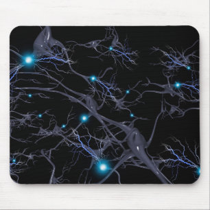 Brain cells. neurons mouse mat