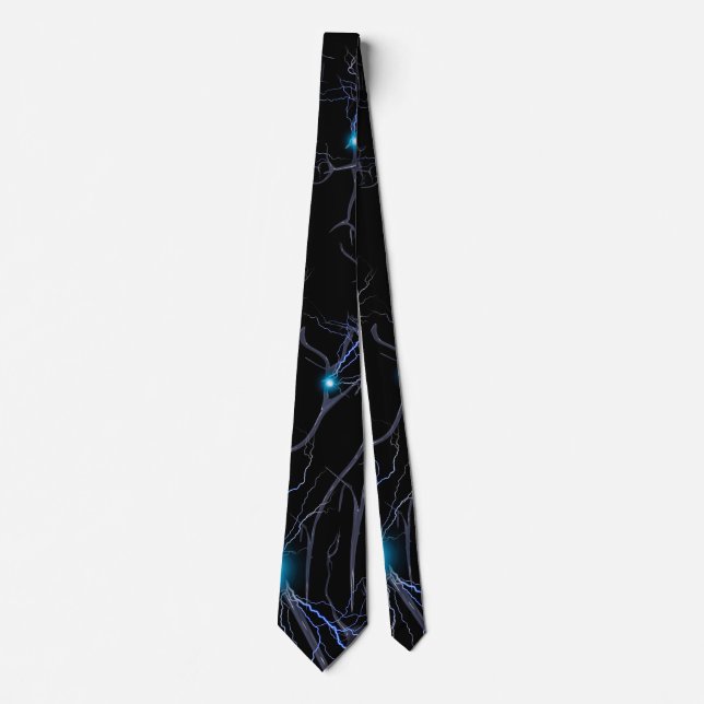Brain cells. Neurons Tie (Front)