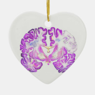 Brain Ceramic Tree Decoration
