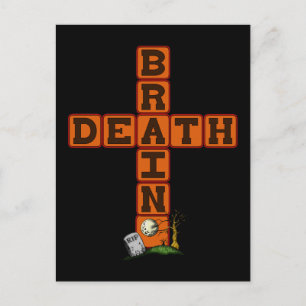 Brain Death Cross Postcard