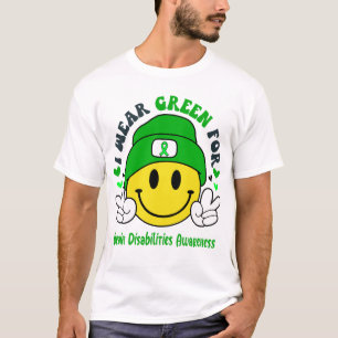 Brain Disabilities Awareness Ribbon Support Gifts T-Shirt
