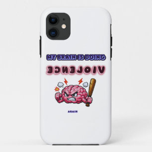 Brain Doing Violence iPhone 11 Case
