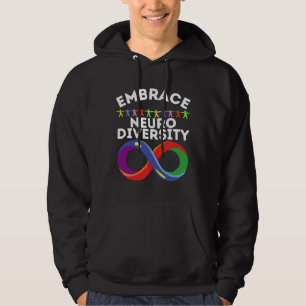 Brain Embrace Asd Autism Awareness Embrace Neurodi Hoodie