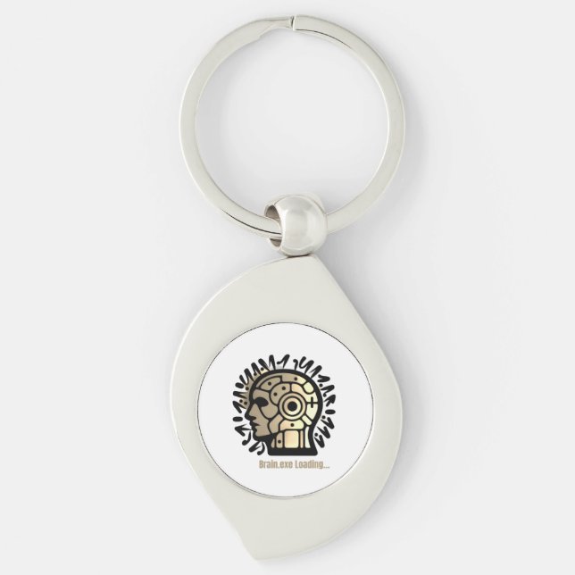 Brain.exe Loading… Key Ring (Front)