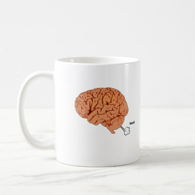 Brain fart coffee mug (Left)