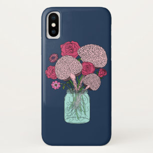Brain Flower Bouquet iPhone X Case