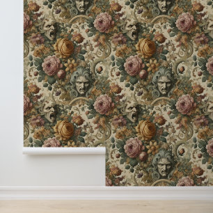Brain Fog – Gothic Floral Wallpaper