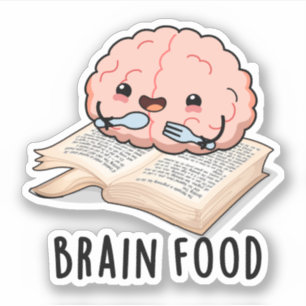 Brain Food Funny Anatomy Pun