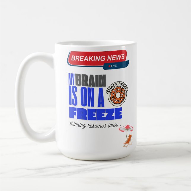 Brain Freeze Coffee Mug (Left)