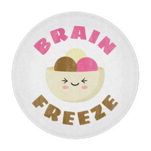 Brain Freeze Cutting Board