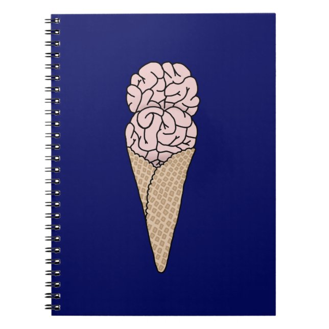Brain Freeze Ice Cream Notebook (Front)