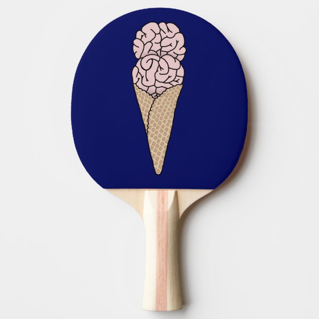 Brain Freeze Ice Cream Ping Pong Paddle (Front)