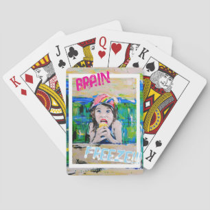Brain freeze playing cards