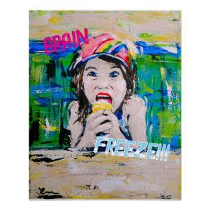 Brain freeze poster