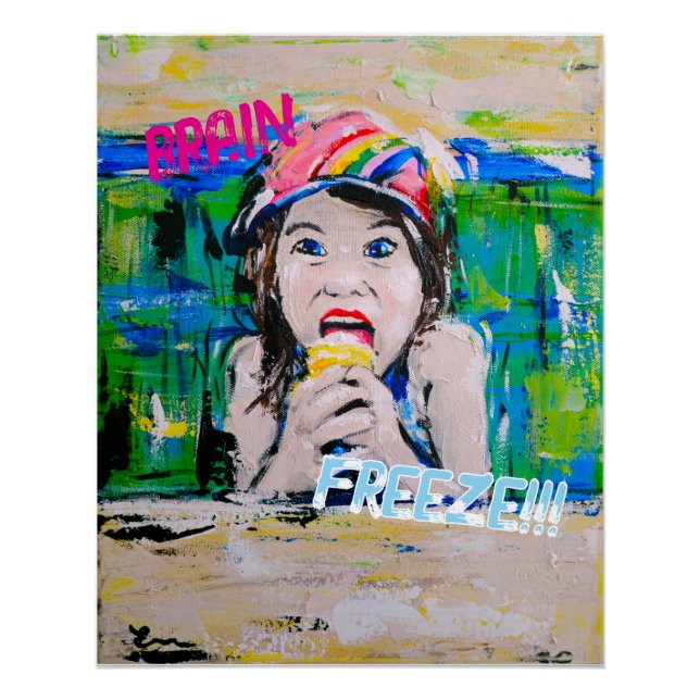 Brain freeze poster (Front)