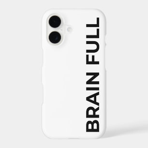 Brain Full Minimalist Aesthetic iPhone 17 Case