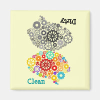 Brain Gears Dirty-Clean Magnet