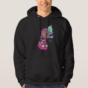 Brain Gramophone Mental Illness Depression Prevent Hoodie