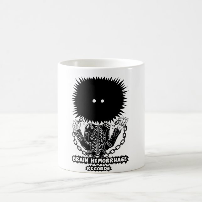 Brain Haemorrhage Records 2025 logo Coffee Mug (Center)
