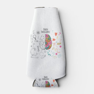 Brain Infographic Bottle Cooler