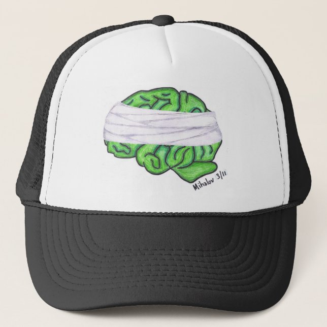 Brain Injury Awareness item Trucker Hat (Front)