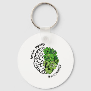 Brain Injury Awareness Mental Health Awareness Min Key Ring