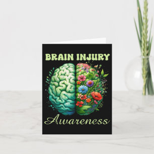 Brain Injury Awareness Mindfulness Mental Healths Card