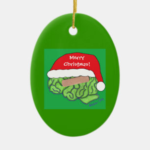 Brain Injury Awareness ornament
