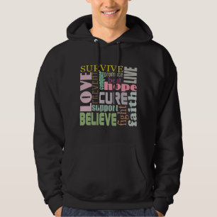 Brain Injury Inspirational Words Hoodie