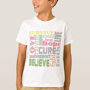Brain Injury Inspirational Words Kids Shirt