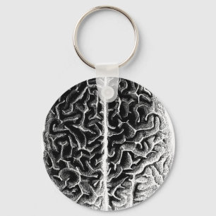 Brain Key Ring