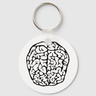 Brain Key Ring