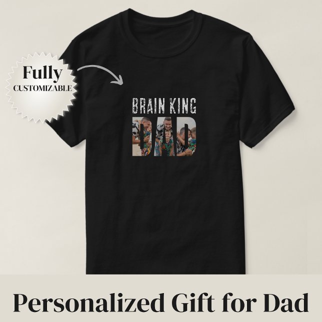 Brain King Dad T-Shirt (Brain King Dad T-Shirt)