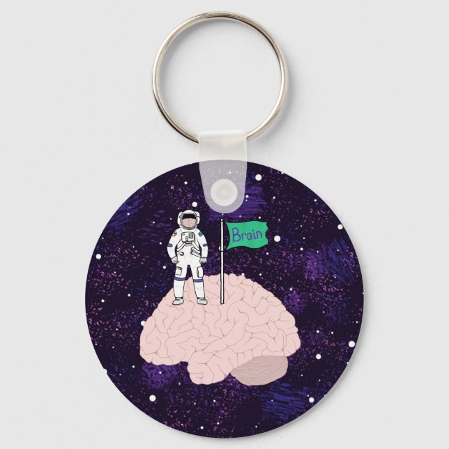 Brain Landing Key Ring (Front)