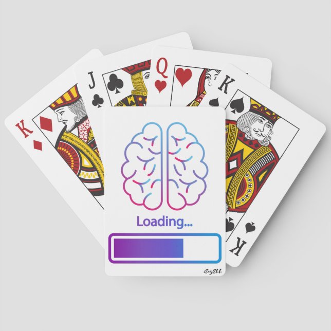 brain loading playing cards (Back)