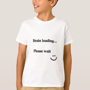 Brain Loading Please Wait – Funny Boys’ T-Shirt