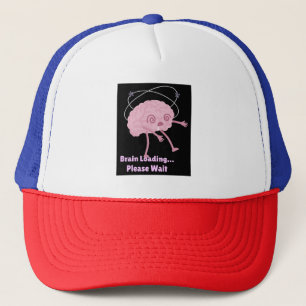 Brain Loading… Please Wait – Funny Comic Doodle Trucker Hat