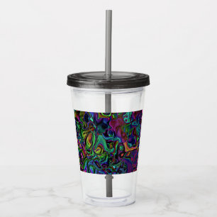 Brain Melt Acrylic Tumbler