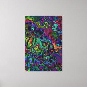 Brain Melt Canvas Print